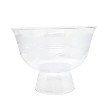 Imagem de Taça Sobremesa Grande 2litros Transparente Acrilico - Deluma, Cristal