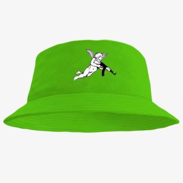 Imagem de Chapéu Bucket Hat Estampado Anjo - MP Moda Masculina, Único, Verde