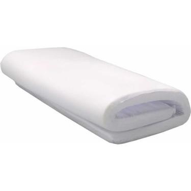 Imagem de Colchonete Para Berço Desmontável 1,00x70 Dobravel Branco - Luma Confo