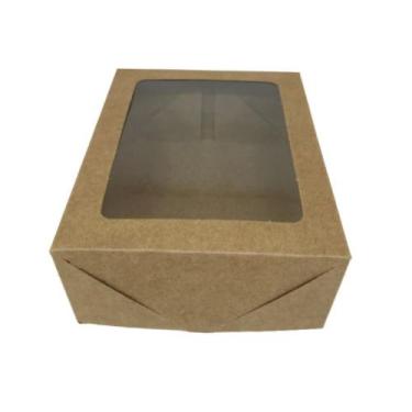 Imagem de Caixa Para  Presente Bombom Trufa Kraft  14x11x5 - 20un - Salvo Embala