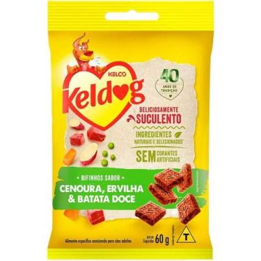 Imagem de Petisco Keldog Bifinho Cenoura e Ervilha e Batata Doce 60g - Kelco