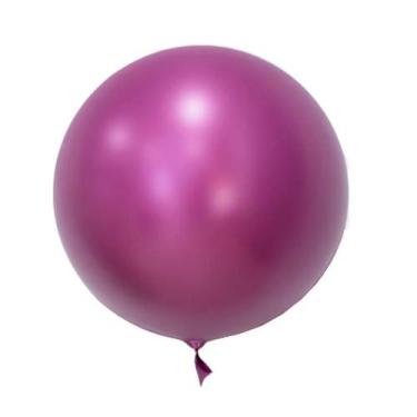 Imagem de Balão Bubble Cromado Pink 24" (60cm) - Mundo Bizarro