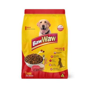Imagem de Ração Baw Waw para Cães Adultos Sabor Carne - 3kg