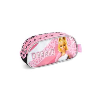 Imagem de Estojo Escolar Barbie Original 2 Divisórias Duplo - Luxcel, Modelo 1