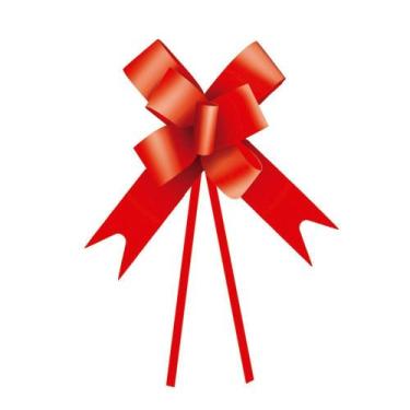 Imagem de 40 Laços Magico Vermelho Pronto para Embalagem Decoraçoes Presente Art