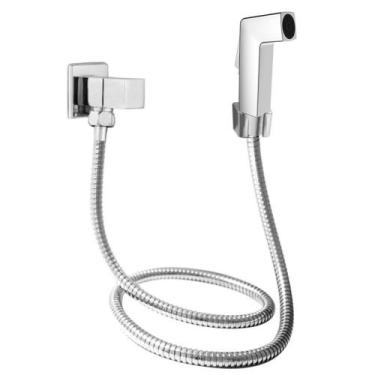 Imagem de Ducha Higiênica Para Banheiro Cromado gatilho abs 1/4 volta - ZRZ