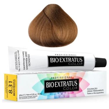 Imagem de Coloração Bio Extratus 8.31 Louro Claro Dourado Acinzentado