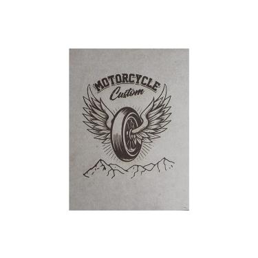 Imagem de Placa Decorativa Adesiva Não é Segredo Roda MDF 30x40 NS0402