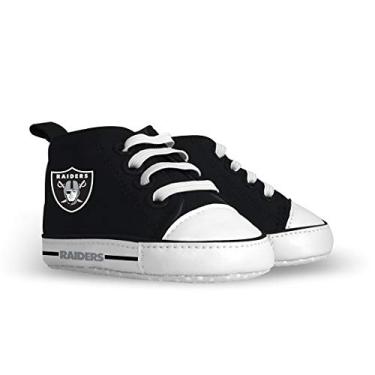 Imagem de MasterPieces Baby Fanatic NFL Raiders Pré-Walker Hightops, tamanho único, cor do time