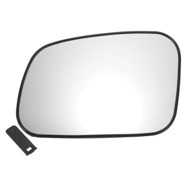 Imagem de ACROPIX Vidro retrovisor do lado esquerdo do motorista para Land Rover Discovery 2 1998-2004 com placa de suporte - Pacote com 1