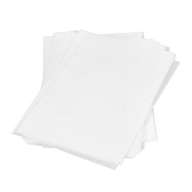 Imagem de Papel Vegetal, 250 Folhas de Papel Vegetal Translúcido, Papel Vegetal para Desenho, Papel Vegetal Branco para Esboçar Animação de Desenho de Rastreamento, Materiais de Arte (A4)