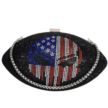 Imagem de Lyuxhetaokdiq Bolsa de ombro feminina em forma de futebol, bolsa de mão de rugby, bolsa de futebol exclusiva novidade, 4 Piratas