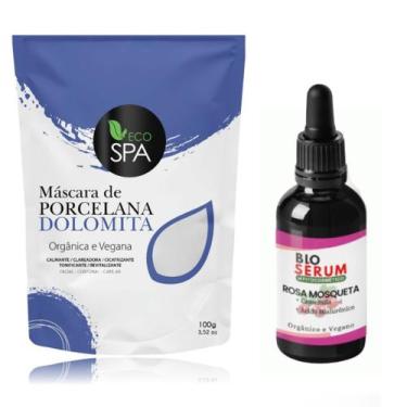 Imagem de Eco Spa - Dolomita clareadora + Oleo de Rosa Mosqueta Puro - Kit, DOLO