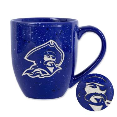 Imagem de Rico Industries NCAA Blinn Buccaneers Primary Logo Royal 473 g Caneca de café de cerâmica salpicada gravada a laser