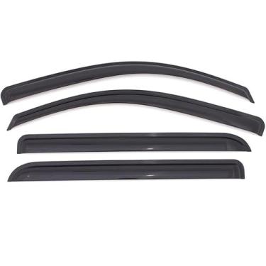 Imagem de Viseiras de janela de fita para Toyota Prius V 2012-2018, defletores de vento de janela automáticos laterais, ventshade, protetores de chuva para carros/caminhões