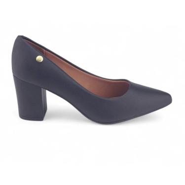 Imagem de Sapato Scarpin Vizzano 1290.500 pelica salto bloco 7cm