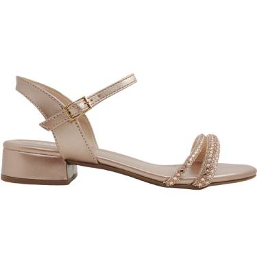 Imagem de Sandália Feminina Casual Social Dia a Dia Passeio com Strass Salto Baixo Ft Ana Castela Sua Cia 8356.15723