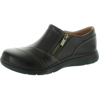 Imagem de Clarks Mocassim feminino Certina Pure Slip On, Marrom metálico, 11 Wide