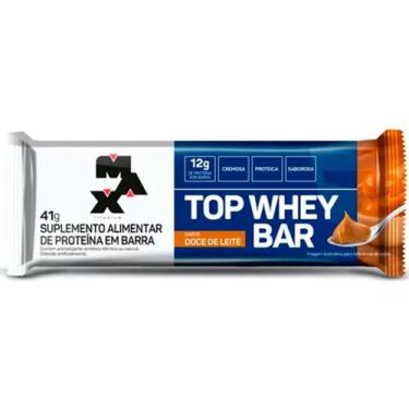 Imagem de Top Whey Bar (Unidade) - Max Titanium, Doce de Leite