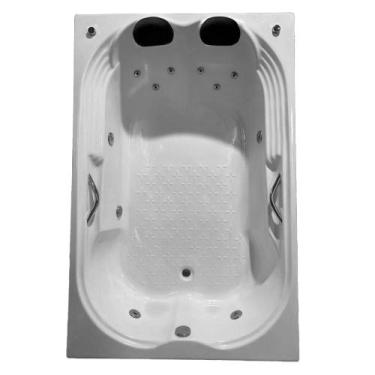 Imagem de Banheira Dupla Lindóia COMPLETA com hidro - Brasil Banheiras, 1,50X1,1