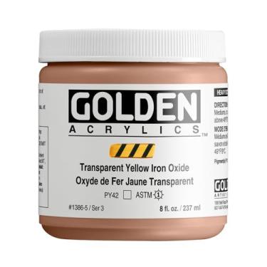 Imagem de Golden Heavy Body Acrílico - Óxido de Ferro Amarelo Transparente 236 ml