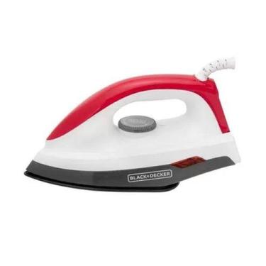 Imagem de Ferro de Passar Roupa Elétrico à Seco Black Decker 1000w F300 - BLACK&