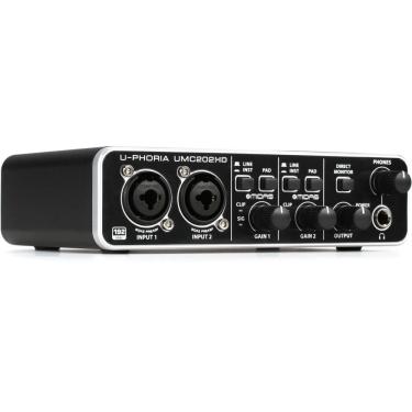 Imagem de Interface de áudio USB Behringer U-Phoria UMC202HD com Phantom Power