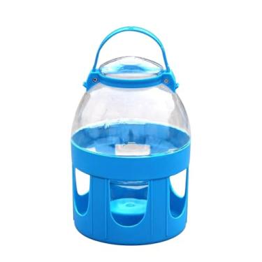 Imagem de Gralara Alimentador de gaiola de pássaros bebedores de bebedor de grande capacidade para alimentação de água dispensador de água para pavões pavões pombos de, 2l