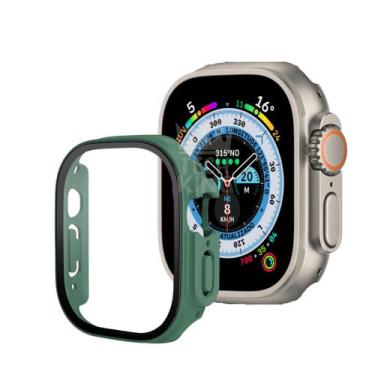 Imagem de case aple watch ultra 49mm acrilico com tela vidro temperado - TECH KI