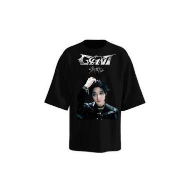 Imagem de Stray Kids Giant Camisa Unissex Estampada  Oversized - loja dinka, m, 