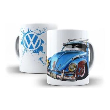 Imagem de Caneca Porcelana Volkswagen Clube Do Fusca Amantes De Fusca - Villa Ca