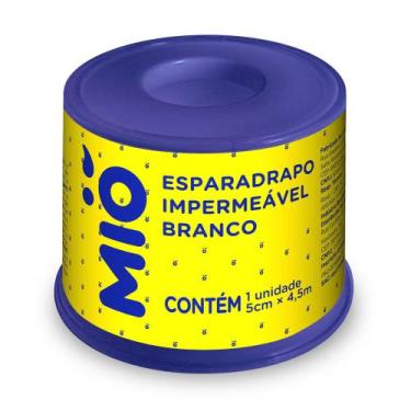 Imagem de Esparadrapo Impermeável Mió Branco 5cm X 4,5m 1 Unidade