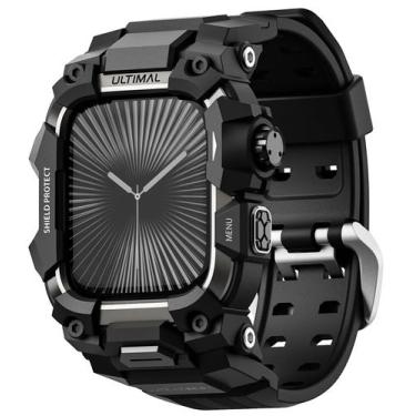 Imagem de Capa de Relógio ULTIMAL Rugged para Apple Watch 46mm - Preta