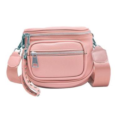 Imagem de Bolsa Pochete Feminina Couro Transversal Ombro Estilosa Bag - Klizz, R