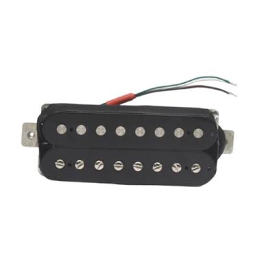 Imagem de YIJU Captador de bobina dupla para guitarra elétrica de 8 cordas, suprimentos musicais Alnico 5, peça de reposição para baixo, Pescoço