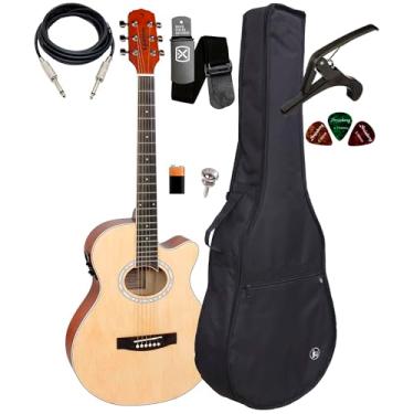 Imagem de Violão Giannini Gsf1d Ns Natural Fosco + Kit Completo