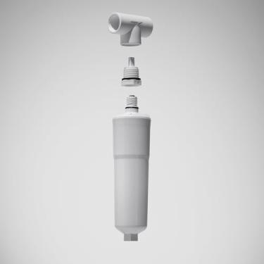 Imagem de Optimal Inibidor De Incrustação Ideal Ap341 / Ap430Ss, Encaixe Em T, 1 Filtro, Aquecedor Água Para Toda A Casa, Amaciador Ou Ponto Uso, Previne Acúmulo E Protege Aquecedores, Pacote