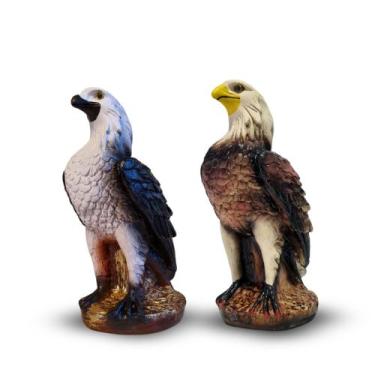 Imagem de Kit 2 Gavião Afasta Pombos Passaros Pardal Maritaca Repelente Natural 