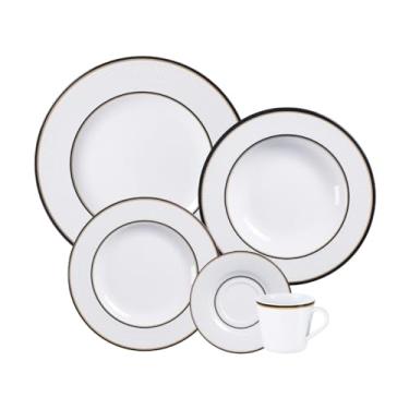 Imagem de Aparelho de Jantar Tramontina Sienna em Porcelana Decorada 20 Peças