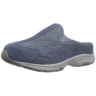 Imagem de Easy Spirit Tamanco feminino Traveltime, Azul, 6 Narrow