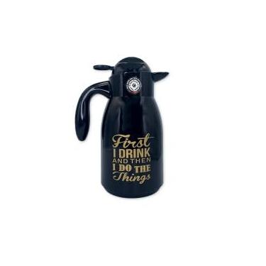 Imagem de Garrafa Térmica com Tampa Rolha, Sistema de Gatilho, Bico Anti-gotas, Design Moderno