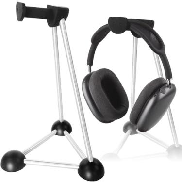 Imagem de AJKTHGE Suporte de fone de ouvido, suporte de fone de ouvido de mesa, fones de ouvido para jogos, para SteelSeries / Logitech / HyperX / Sony / Beats / Sennheiser / Anker/Xbox e todos os fones de