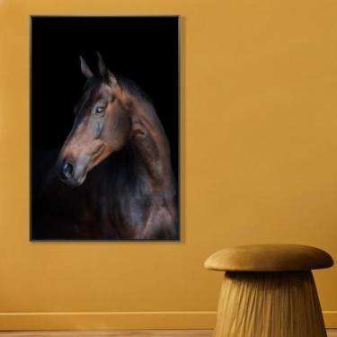 Imagem de Quadro Decorativo Cavalo Art - MeMoldura, Chassi Borda Infinita, 60x90