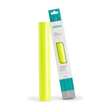 Imagem de Adesivo Vinil Thermal Color - Frio - Amarelo Neon perolizado para Verm