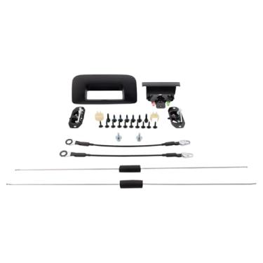 Imagem de TRQ Kit de reparo de porta traseira compatível com Chevrolet Silverado 2007-2013 1500 2007-2014 Silverado 2500 HD Silverado 3500 HD GMC Sierra 1500 Sierra 2500 HD Sierra 3500 HD
