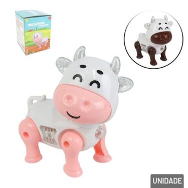 Imagem de Vaquinha à Pilha com Movimentos LUZ e SOM Color - Tudo em Caixa - Gené