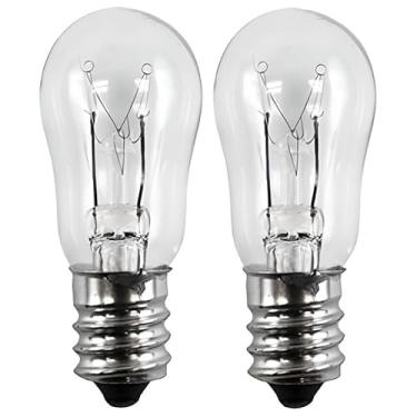 Imagem de OCS Parts Lâmpada De Substituição Para Tambor Secadora We05X20431, Pacote Com 2 Peças, 10 W, 120 V, E12, Especial Secadoras Roupas (2)