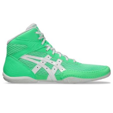 Imagem de Asics Tênis infantil Matflex 7 Grade School Wrestling, Nova folha/branco, 11 Big Kid