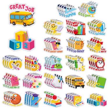 Imagem de Adesivos Scratch and Sniff Jetec 300 unidades para crianças