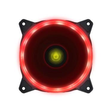 Imagem de Fan/cooler Gamer Para Gabinete V.ring Anel De Led 120x120mm Vermelho -